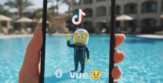 personnage de dessin animé dans une piscine